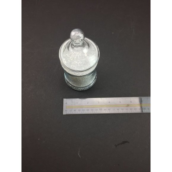 Main Stays 12oz Clear Glass Apothecary Jar Candy Dry Pantry Storage Organize Dec - Picture 4 of 5